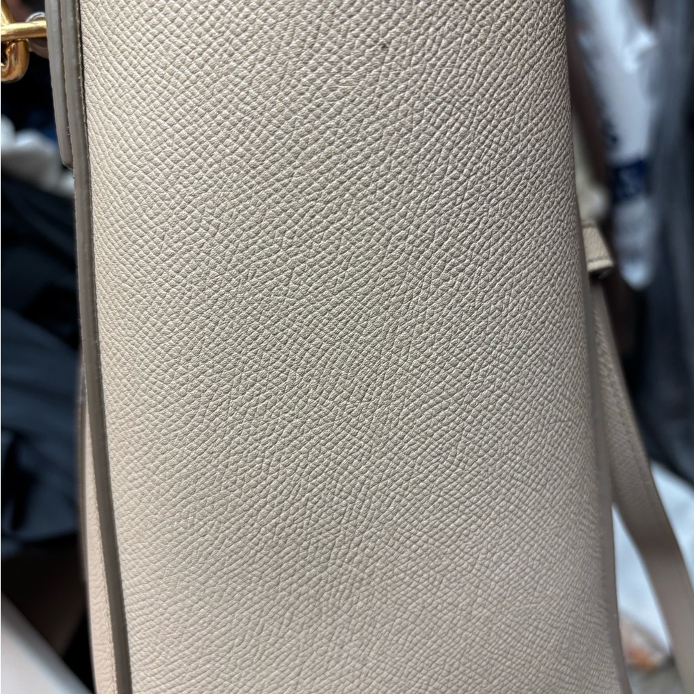 Celine Cream Crossbody Bag with Gold Hardware - Picture 4 of 5